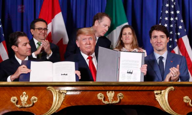 “战争结束了“：新北美自贸协议正式签署