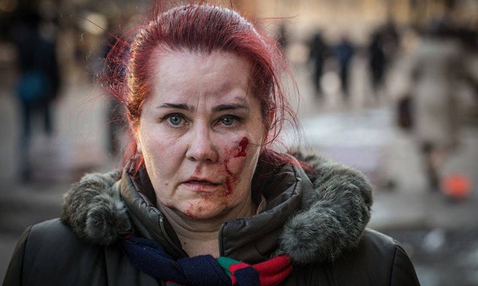 乌克兰基辅独立广场：民众想活在欧洲中（图片集）