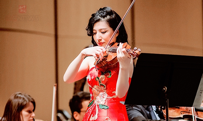 加拿大华裔小提琴家倾情演绎中国乐曲