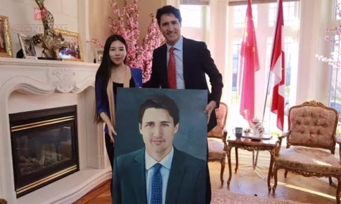 高颜值留学生 艺术才华迷倒加拿大两届总理