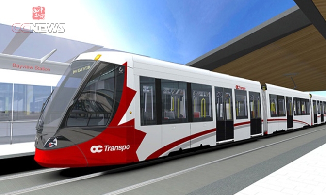 渥太华新轻轨将于今年11月完工