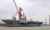 中国第三艘航母福建舰今日首次海试 舷号18